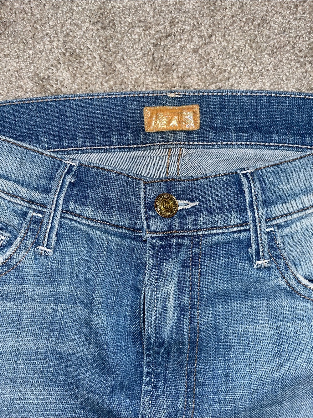 MOTHER Insider Crop Step Jeans